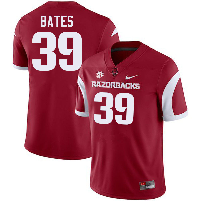 Jake Bates Arkansas Jersey,Arkansas Razorbacks #39 Jake Bates Jersey Youth College-Retro Cardinal